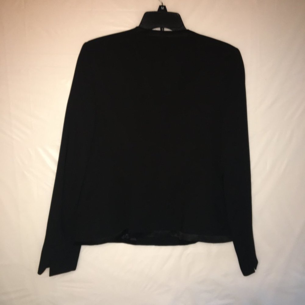 Kasper Suit Jacket Blazer Black Size 6 - Picture 4 of 11